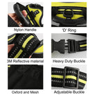 Skymee M Size Green Pet Harness No-Pull Pet Harness Adjustable Outdoor Pet Vest 3M Reflective Oxford Material Vest for Dogs Easy Control for Small Medium Large Dogs - Skymee Store