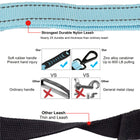 SKYMEE Multifunctional Strong Shock Absorbing Reflective Dog Leash with Car Seat Belt Buckle. - Skymee Store