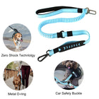 SKYMEE Multifunctional Strong Shock Absorbing Reflective Dog Leash with Car Seat Belt Buckle. - Skymee Store